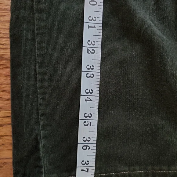 Tribal stretch corduroy bootcut dark green with stretch. Size 6. - Picture 8 of 8